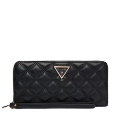 Portfel Guess. Czarne portfele Guess, z aplikacjami. Za 199.99 zł.
