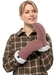 Jack Wolfskin Rękawiczki "Highloft" w kolorze jasnoróżowym rozmiar: M. Różowe rękawiczki Jack Wolfskin, bez wzorów, z materiału. Za 136.13 zł.