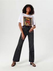 Jeansy flare - szary. Szare jeansy Sinsay, l, bez wzorów. Za 79.99 zł.