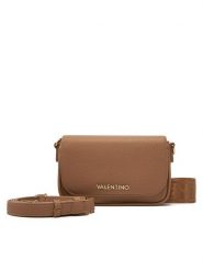 Valentino Torebka Miramar VBS7UE02G Brązowy. Brązowe listonoszki Valentino, bez wzorów, ze skóry, bez dodatków. Za 279.99 zł.