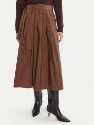 Weekend Max Mara Spódnica trapezowa Zarda 2525106031 Brązowy Regular Fit. Brązowe spódnice Weekend Max Mara, bez wzorów, z syntetyku, trapezowe. Za 1,039.00 zł.