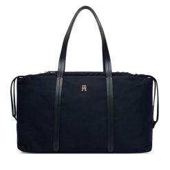 Torebka Tommy Hilfiger. Niebieskie torebki klasyczne TOMMY HILFIGER, bez wzorów, bez dodatków. Za 449.99 zł.