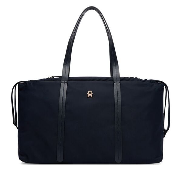Torebka Tommy Hilfiger. Niebieskie torebki klasyczne TOMMY HILFIGER, bez wzorów, bez dodatków. Za 449.99 zł.