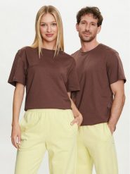 Pangaia T-Shirt 365 With C-Fiber Brązowy Regular Fit. Brązowe t-shirty Pangaia, xl, bez wzorów, z bawełny, bez kołnierzyka, bez ramiączek. Za 159.99 zł.
