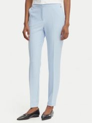 HUGO Spodnie materiałowe Hagonia-1 50539991 Niebieski Slim Fit. Niebieskie spodnie materiałowe Hugo, bez wzorów, z materiału. Za 549.99 zł.