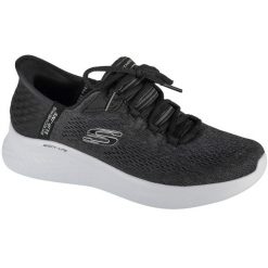 Buty sportowe Sneakersy damskie, Slip-Ins: Skech-Lite Pro - Natural Beauty. Czarne obuwie sportowe Skechers, z materiału, bez zapięcia, trekkingowe, Skechers Sport. Za 349.99 zł.