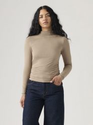 Levi's Koszulka w kolorze beżowym rozmiar: S. Brązowe bluzki Levi's®, s, bez wzorów, bez kołnierzyka, bez ramiączek. Za 83.03 zł.