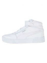 Puma Skórzane sneakersy "Carina 2.0" w kolorze białym rozmiar: 40,5. Białe trampki Puma, bez wzorów, za kostkę, bez zapięcia. Za 149.66 zł.