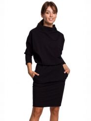 Be Wear Sukienka w kolorze czarnym rozmiar: S/M. Czarne sukienki Be Wear, m, bez wzorów, bez kołnierzyka, bez ramiączek, mini. Za 230.04 zł.