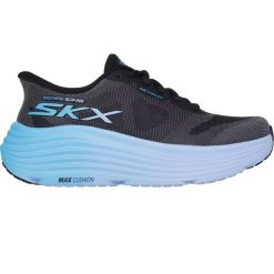 Buty do biegania damskie SKECHERS Max Cushioning Endeavour Hallandale. Czarne obuwie sportowe Skechers, bez zapięcia, do biegania. Za 509.99 zł.