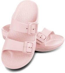 Klapki basenowe damskie Aqua Speed Alicante. Brązowe klapki Aqua-Speed, bez wzorów, z materiału, bez obcasa. Za 84.99 zł.