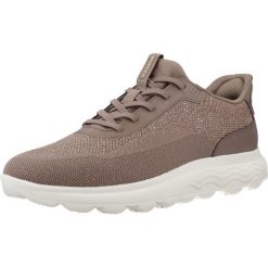 Buty GEOX D SPHERICA PLUS A Brąz. Brązowe trekkingi Geox, z syntetyku, trekkingowe. Za 476.00 zł.