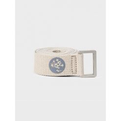 Pasek do jogi Manduka Unfold 182cm - Ekologiczny i Wytrzymały. Brązowe paski Manduka, bez wzorów, z bawełny, sportowe. Za 79.99 zł.