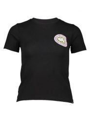 Quiksilver Koszulka w kolorze czarnym rozmiar: S/10. Czarne bluzki Quiksilver, s, bez wzorów, z bawełny, bez kołnierzyka, bez ramiączek. Za 34.95 zł.