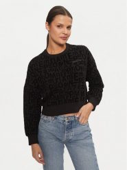 EA7 Emporio Armani Bluza 7W000002 AF10195 UC001 Czarny Relaxed Fit. Czarne bluzy EA7 Emporio Armani, xl, bez wzorów, z bawełny, bez kaptura. Za 279.99 zł.