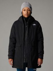 The North Face Parka funkcyjna 3w1 w kolorze czarnym rozmiar: M. Czarne kurtki sportowe The North Face, m, sportowe, bez kaptura. Za 946.64 zł.