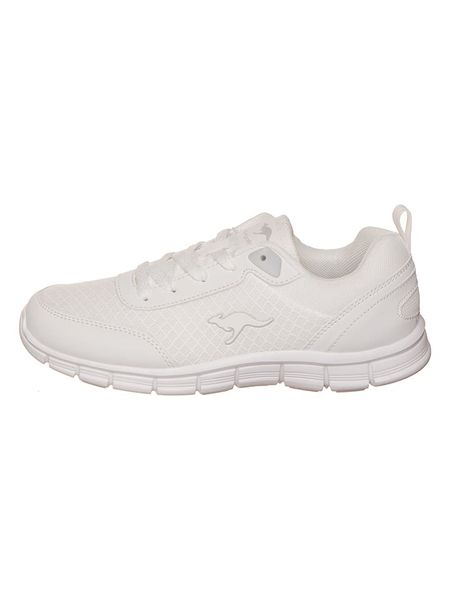 Kangaroos Sneakersy "K-RF Bethy" w kolorze kremowym rozmiar: 41. Brązowe trampki KangaROOS, bez wzorów, bez zapięcia. Za 89.95 zł.
