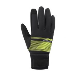 Rękawice rowerowe Shimano Windbreak. Rękawiczki Shimano, bez wzorów, sportowe. W wyprzedaży za 99.99 zł.