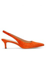 LAUREN RALPH LAUREN Sandały Lolah II 802959263003 Pomarańczowy. Brązowe sandały Lauren Ralph Lauren, bez wzorów, ze skóry, bez obcasa, na szpilce, bez zapięcia. Za 459.99 zł.
