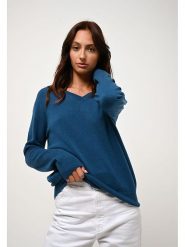 AUTHENTIC CASHMERE Kaszmirowy sweter "Gardoria" w kolorze niebieskim rozmiar: S. Niebieskie swetry AUTHENTIC CASHMERE, s, bez wzorów, z kaszmiru, bez ramiączek. Za 264.77 zł.