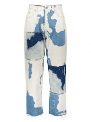 Pinko Dżinsy - Comfort fit - w kolorze kremowo-niebieskim rozmiar: 28. Brązowe jeansy Pinko, bez wzorów. Za 237.73 zł.