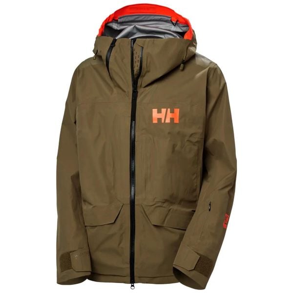 Damska kurtka narciarska Helly Hansen Ridge Infinity Shell. Brązowe kurtki narciarskie Helly Hansen, s, bez wzorów, z materiału, bez kaptura, narciarskie. Za 2,351.00 zł.