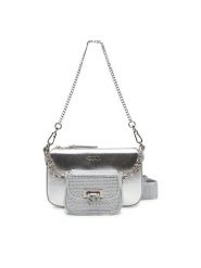 Steve Madden Torebka Bnaim-R SM13001551 Srebrny. Szare torebki klasyczne Steve Madden, bez wzorów, ze skóry, bez dodatków. Za 279.99 zł.