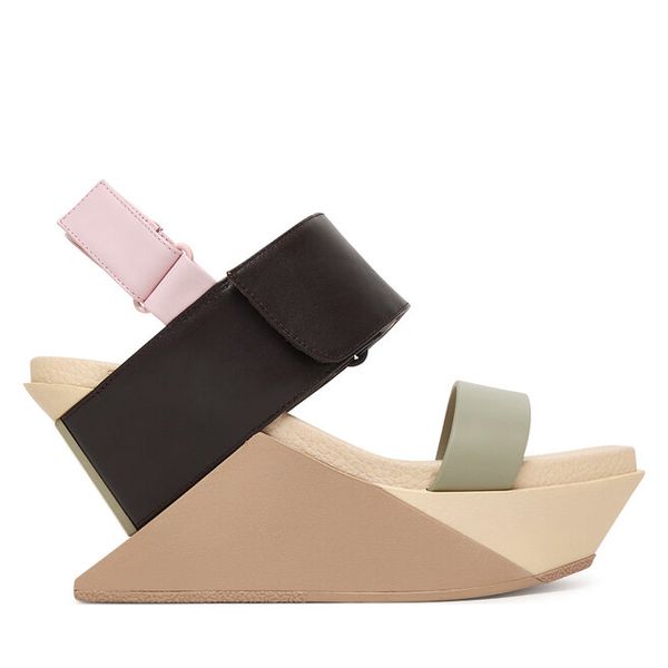 Sandały United Nude. Sandały United Nude, bez wzorów, bez obcasa, na koturnie, bez zapięcia. Za 1,229.00 zł.