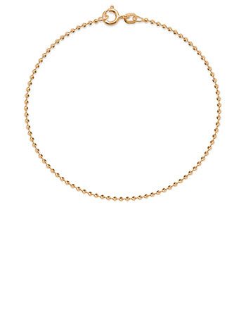 Bransoletka łańcuszkowa kulki 17 cm pozłacana. Bransoletki Lilou, pozłacane. Za 79.00 zł.