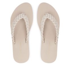 Japonki Tommy Hilfiger. Klapki TOMMY HILFIGER, bez wzorów, bez obcasa. Za 209.99 zł.