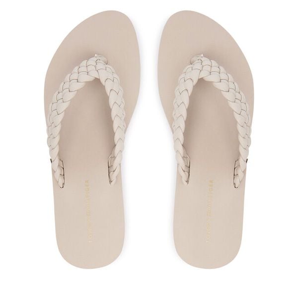 Japonki Tommy Hilfiger. Klapki TOMMY HILFIGER, bez wzorów, bez obcasa. Za 209.99 zł.