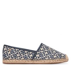 Espadryle Tommy Hilfiger. Brązowe espadryle TOMMY HILFIGER, bez wzorów, bez obcasa, bez zapięcia. Za 289.99 zł.