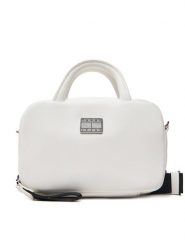 Tommy Jeans Torebka Tjw American Cool Trunk AW0AW17294 Biały. Białe torebki klasyczne Tommy Jeans, bez wzorów, z jeansu, bez dodatków. Za 239.99 zł.