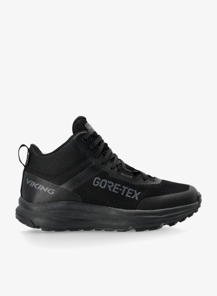 Buty damskie Viking Stride Mid GTX. Czarne trekkingi Viking, z gore-texu, trekkingowe. Za 324.49 zł.