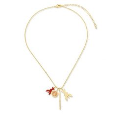 Naszyjnik Patrizia Pepe. Żółte naszyjniki Patrizia Pepe, złote. Za 639.99 zł.