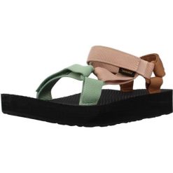 Sandały TEVA W MIDFORM UNIVER Wielokolorowy. Brązowe sandały Teva, bez wzorów, z tkaniny, bez obcasa, bez zapięcia. Za 264.99 zł.