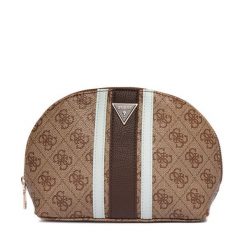 Kosmetyczka Guess. Brązowe kufry i kosmetyczki Guess, z aplikacjami, bez dodatków. Za 214.99 zł.