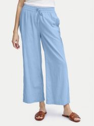 Fransa Spodnie materiałowe 20614576 Niebieski Relaxed Fit. Niebieskie spodnie materiałowe Fransa, xs, bez wzorów, z bawełny. Za 179.99 zł.