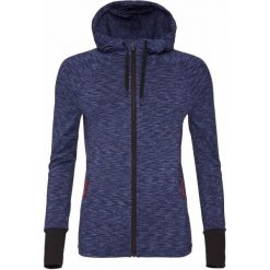 Damska bluza Loap Marcela Blu Blue. Niebieskie bluzy ZSPORT, bez wzorów, z bawełny, z kapturem. Za 232.99 zł.