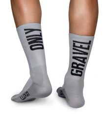 Skarpetki Rowerowe Unisex Luxa Only Gravel. Zielone skarpety LUXA, bez wzorów, z materiału. Za 49.90 zł.