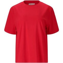 Koszulka damska Athlecia Lexy. Czerwone bluzki Athlecia, bez wzorów, bez kołnierzyka, bez ramiączek. Za 180.50 zł.