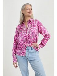 Josephine & Co Bluzka "Jack" w kolorze różowo-kremowym rozmiar: 38. Różowe bluzki Josephine & Co, bez wzorów, z wiskozy, bez kołnierzyka, bez ramiączek. Za 230.99 zł.