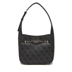 Torebka Guess. Szare torebki klasyczne Guess, z aplikacjami, bez dodatków. Za 639.99 zł.