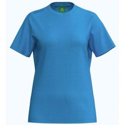 Klasyczna koszulka drużynowa Erima. Niebieskie bluzki Erima, bez wzorów, z bawełny, klasyczne, bez kołnierzyka, bez ramiączek. Za 155.00 zł.