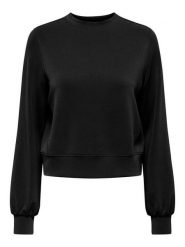 ONLY Bluza w kolorze czarnym rozmiar: L. Czarne bluzy Only, l, bez wzorów, bez kaptura. Za 86.99 zł.