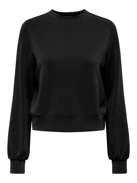 ONLY Bluza w kolorze czarnym rozmiar: XL. Czarne bluzy Only, xl, bez wzorów, bez kaptura. Za 83.03 zł.