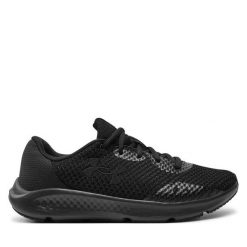 Buty do biegania Under Armour. Czarne obuwie sportowe Under Armour, bez zapięcia, do biegania. Za 329.99 zł.