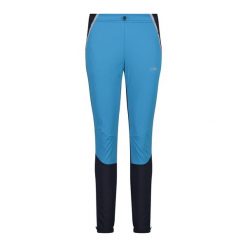 Spodnie damskie turystyczne CMP 38E4846. Niebieskie spodnie sportowe CMP, l, bez wzorów, trekkingowe. W wyprzedaży za 279.99 zł.
