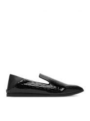 GINO ROSSI Lordsy EO-LT2605-1 Czarny. Czarne lordsy Gino Rossi, bez wzorów, bez obcasa, bez zapięcia. Za 349.99 zł.
