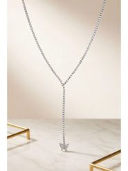 Heliophilia Naszyjnik z elementem ozdobnym - dł. 42 cm rozmiar: onesize. Szare naszyjniki Heliophilia, z cyrkonią, metalowe. Za 64.95 zł.